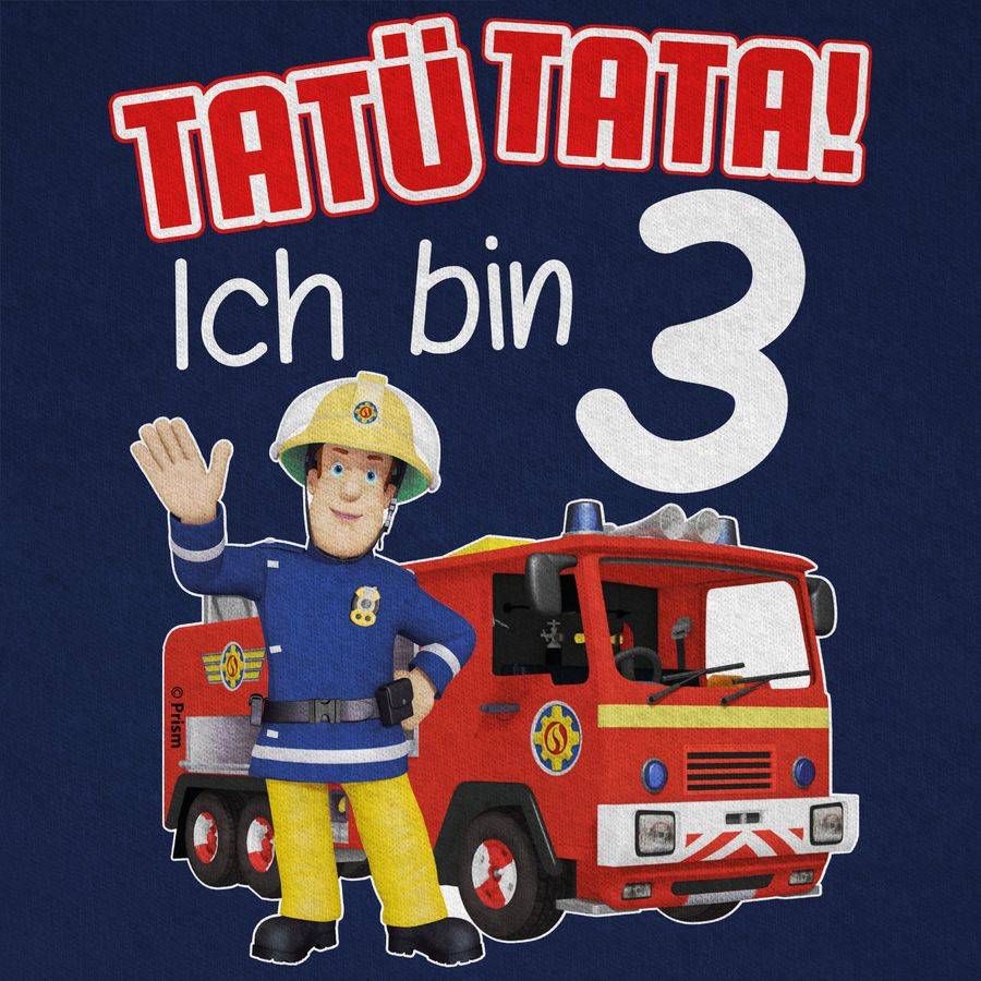 Shirtracer Tatü Tata! Ich bin 3 - rot: Tshirt Turnbeutel Shirtracer Meist gekauft