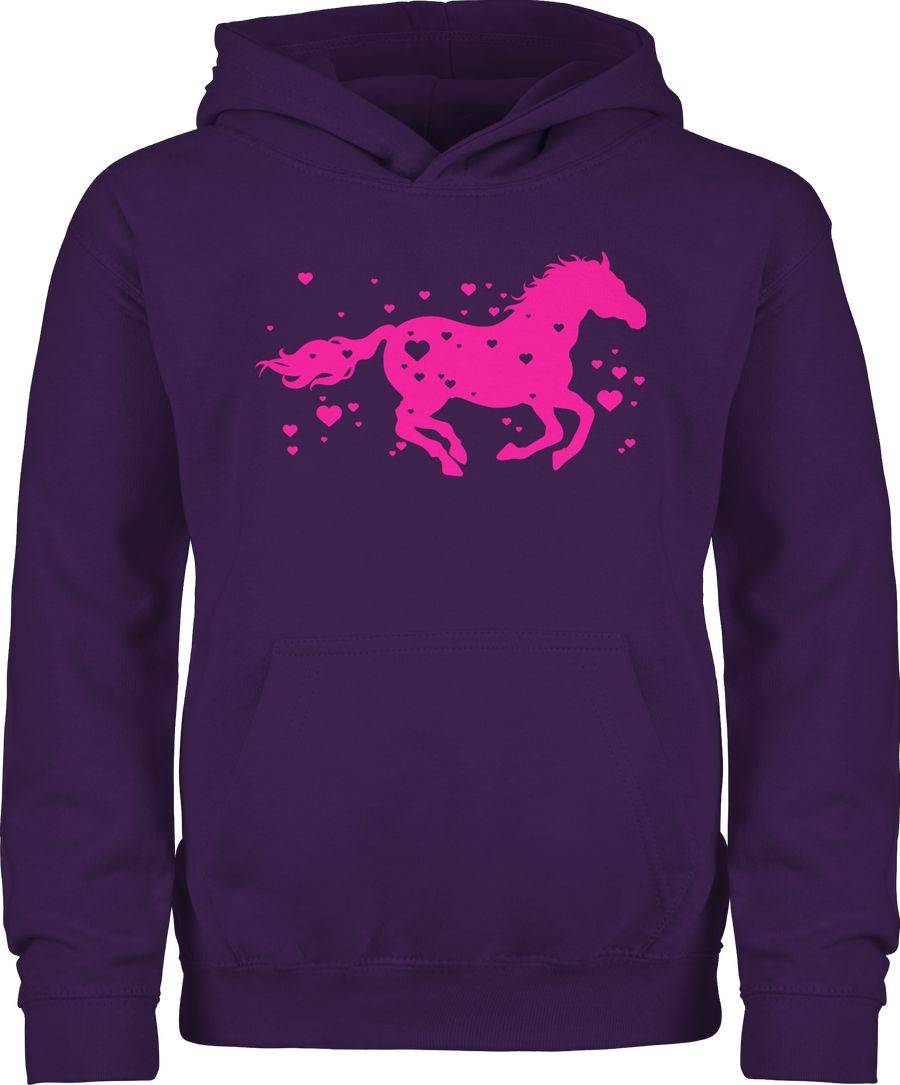 Shirtracer Pferd mit Herzen - fuchsia: T-Shirt Gym Bag Shirtracer