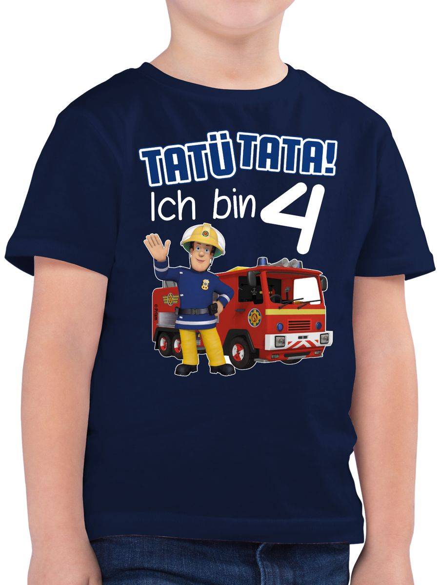 Shirtracer Tatü Tata! Ich bin 4 - blau: Tshirt Gym Bag Shirtracer