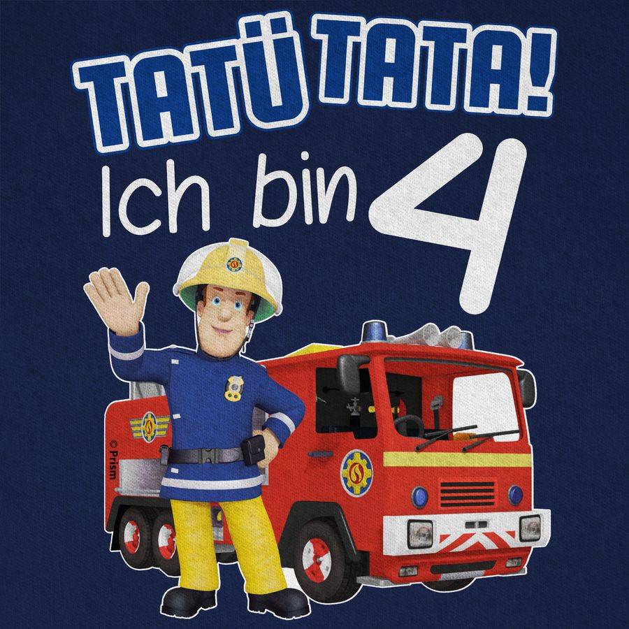 Shirtracer Tatü Tata! Ich bin 4 - blau: Tshirt Gym Bag Shirtracer Online Shopping