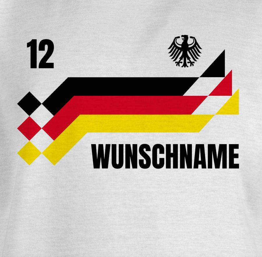 Shirtracer Deutschland Trikot mit Name und Nummer Germany: Tshirt Rucksack Shirtracer Vatertagsangebot