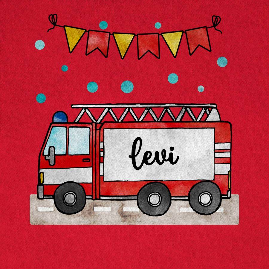 Shirtracer Feuerwehrauto - Geschenk: Tshirt Turnbeutel Shirtracer Valentinstagsangebot