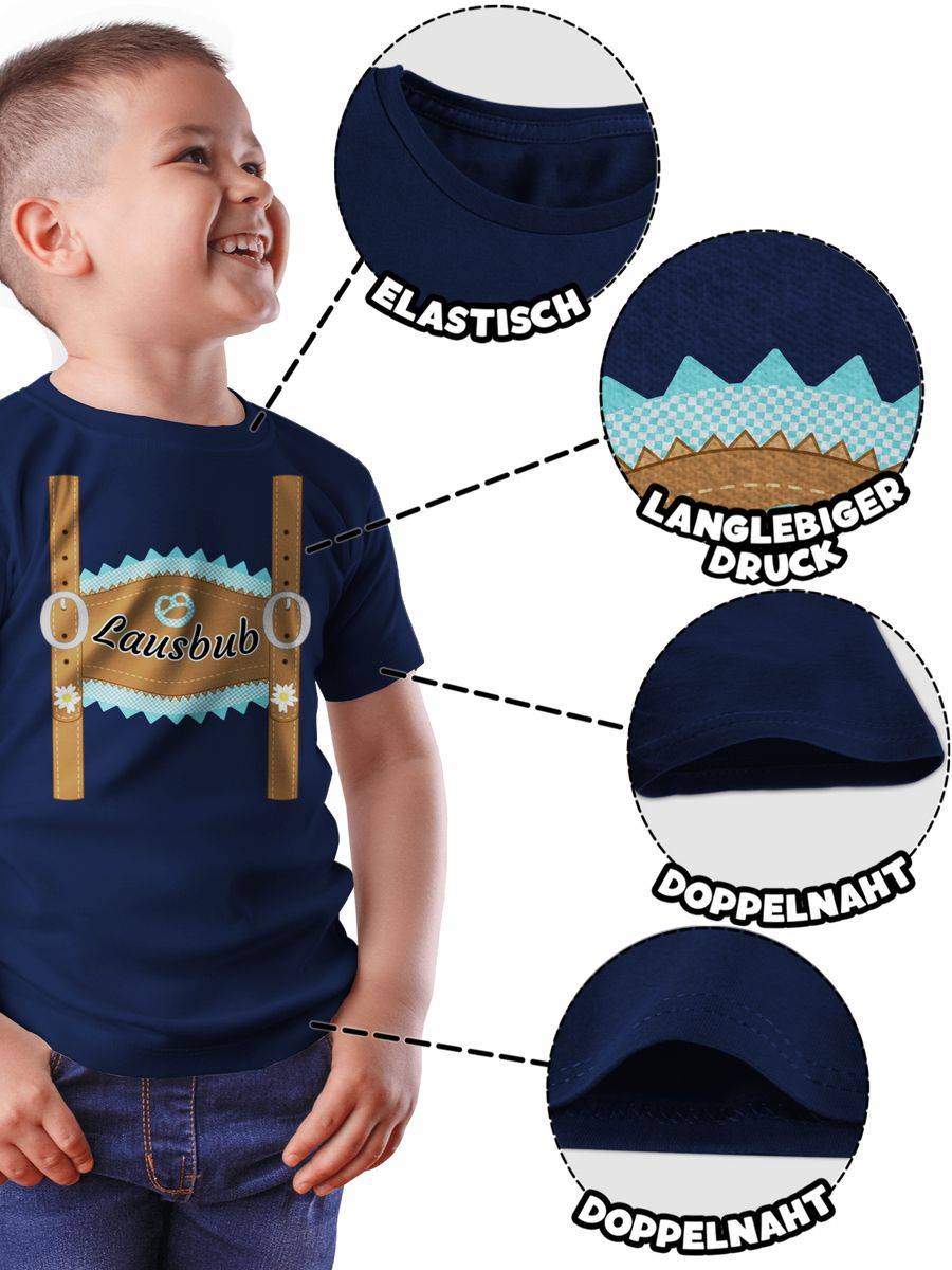 Shirtracer Lausbub Lederhose: T-Shirt Rucksack Shirtracer VIP-Rabatte