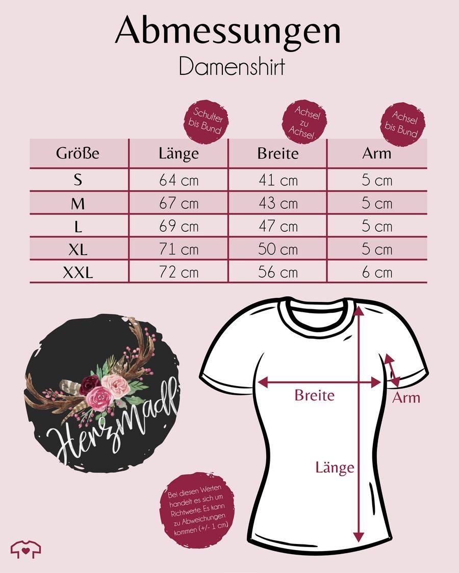 Shirtracer Herzmadl Geweih - weißer Schriftzug: Tshirt Gym Bag Shirtracer Kostenlose Rückgabe