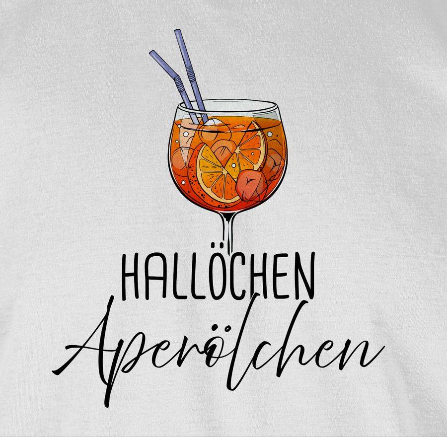 Shirtracer Hallöchen Aperölchen Aperol Spritz Mädelsabend Shirts & Mehr Shirtracer Neueste Stile