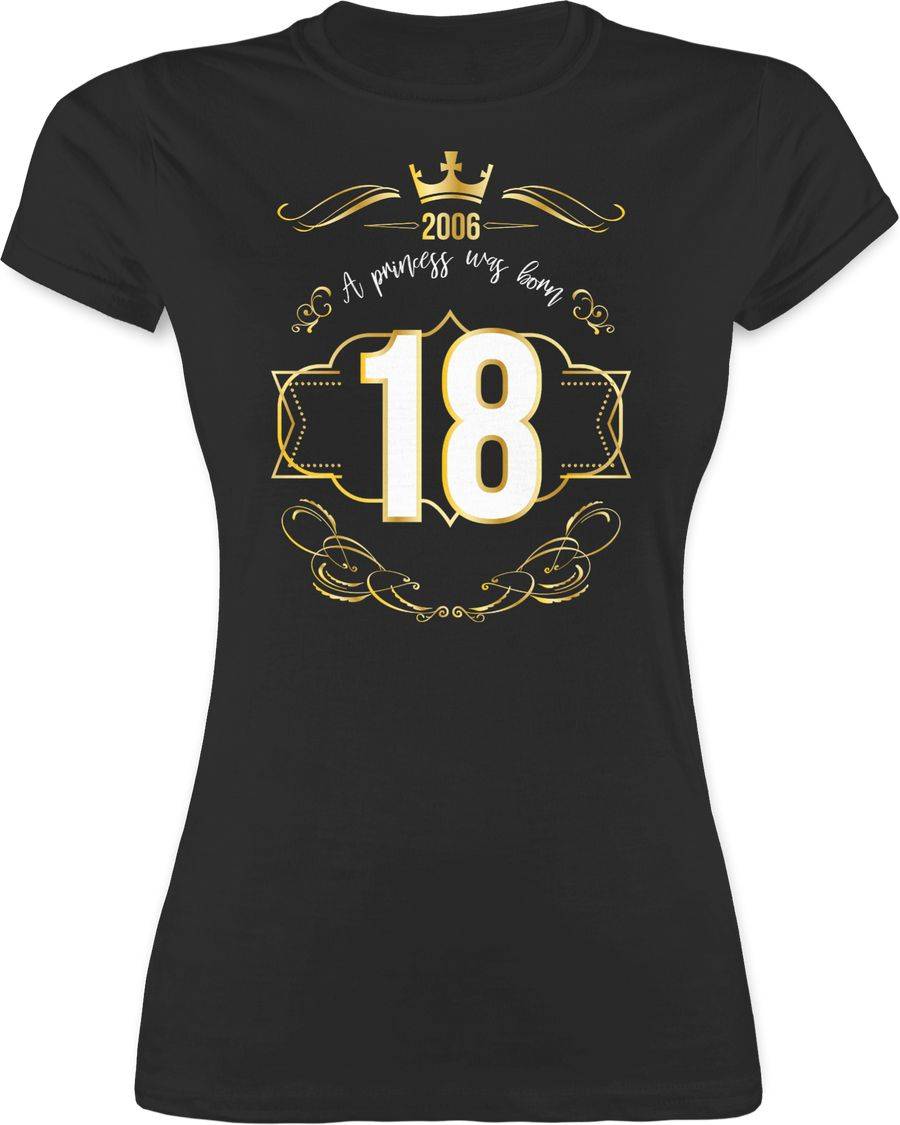 Shirtracer Achtzehnter Prinzessin Mädchen 2006 Shirts & Mehr Shirtracer