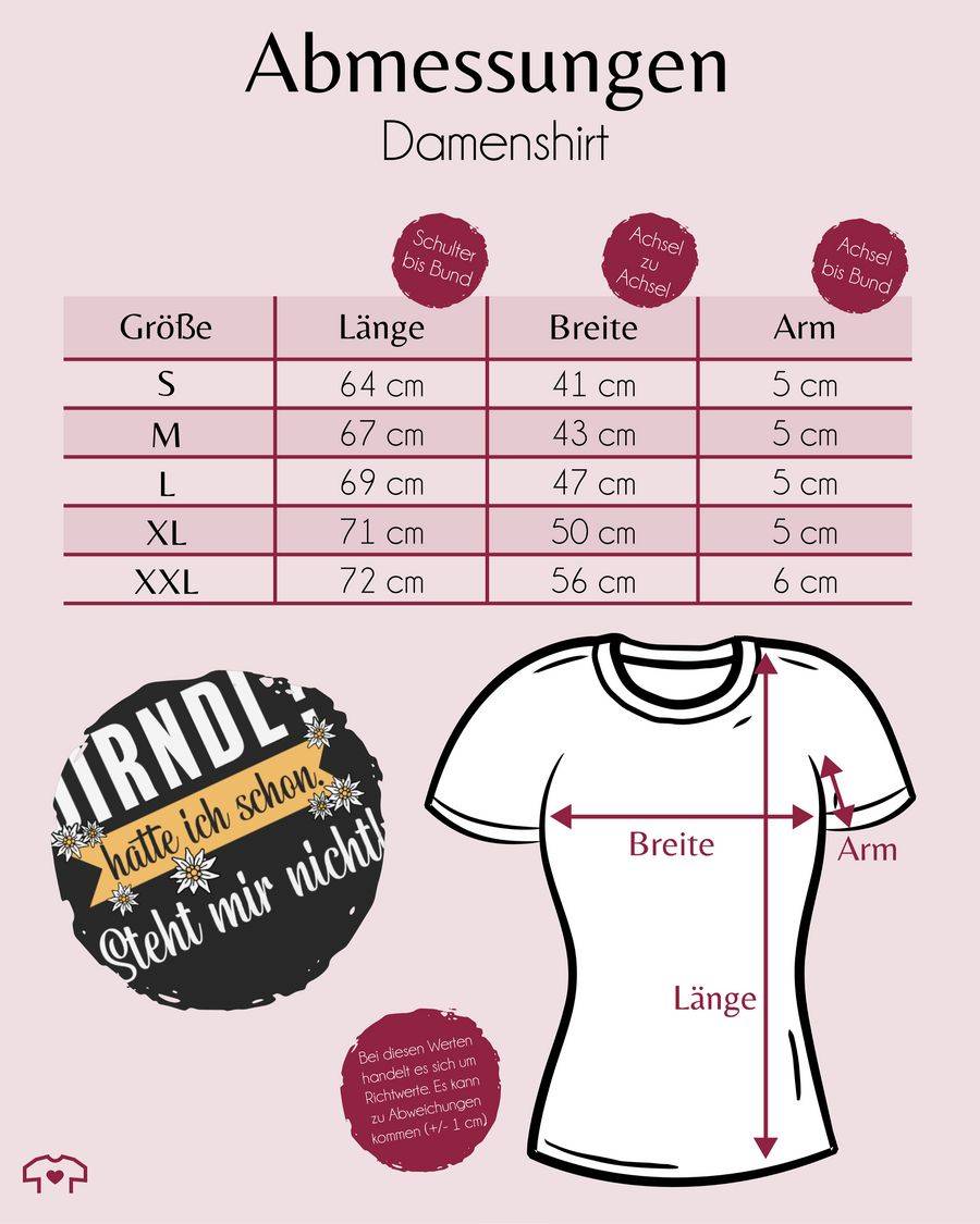 Shirtracer Dirndl - hatte ich schon steht mir nicht Shirts & Mehr Shirtracer 50% Rabatt mit kostenlosem Versand