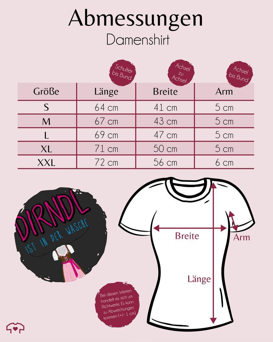 Shirtracer Mein Dirndl ist in der Wäsche Shirts & Mehr Shirtracer Kostenloser Versand international