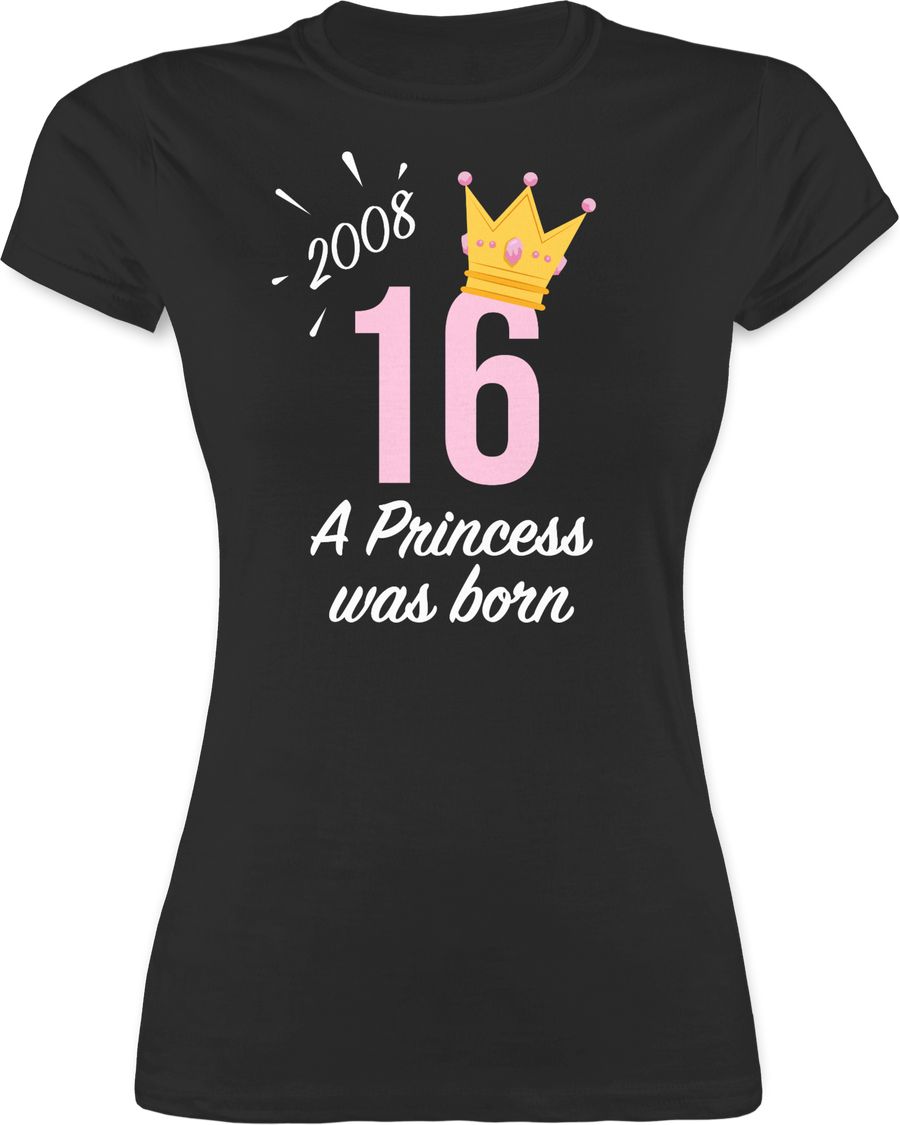 Shirtracer Sechzehnter Mädchen Princess 2008: Tshirt Turnbeutel Shirtracer