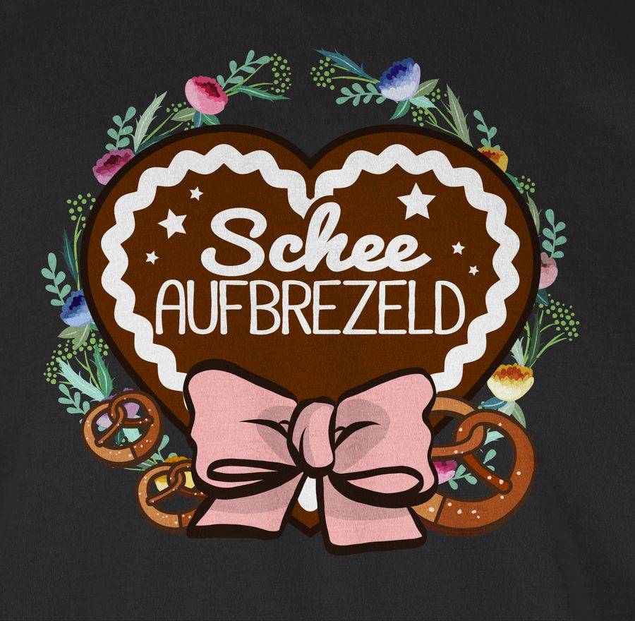 Shirtracer Schee aufbrezeld Lebkuchenherz: T-Shirt Turnbeutel Shirtracer Rabatte dieses Monats