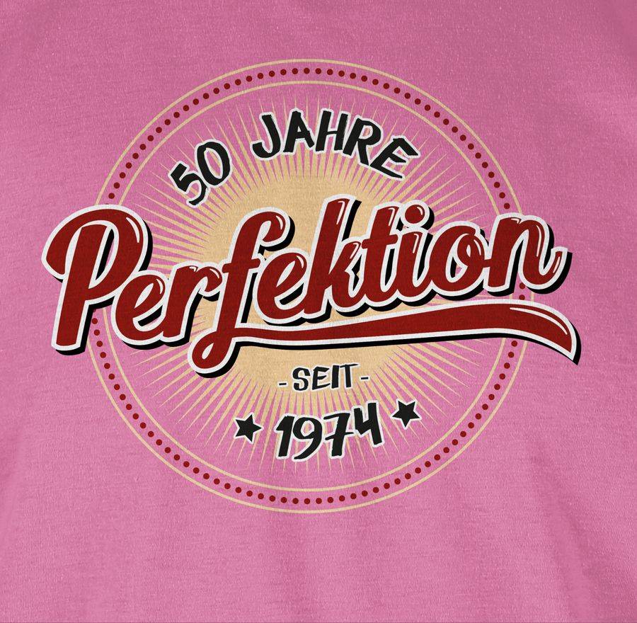 Shirtracer Fünfzig Jahre Perfektion 1974 I Shirts & Mehr Shirtracer Outlet