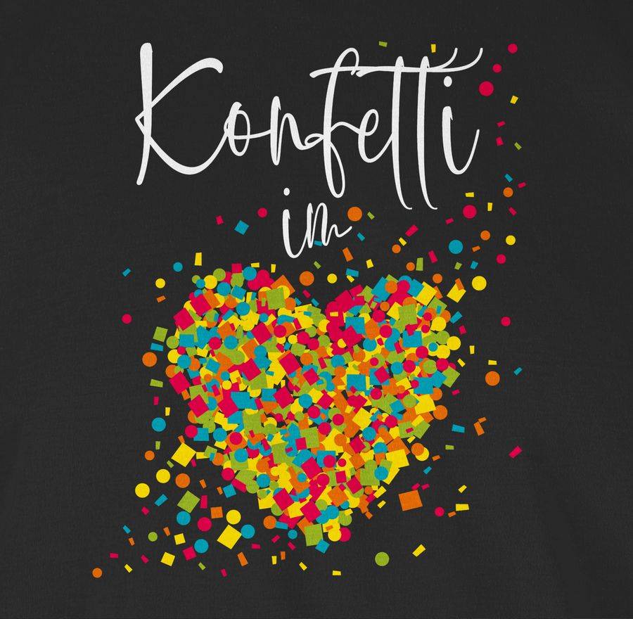 Shirtracer Konfetti im Herzen Kalligrafie - weiß Shirts & Mehr Shirtracer Meist gekauft