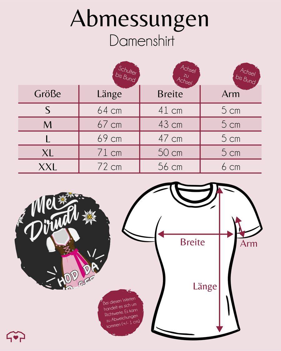 Shirtracer Mei Dirndl hod da Hund gfressn Shirts & Mehr Shirtracer Begrenztes Angebot