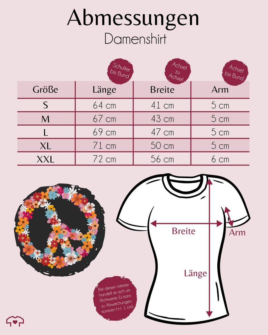 Shirtracer Peace Flower Power: T-Shirt Turnbeutel Shirtracer Black Friday