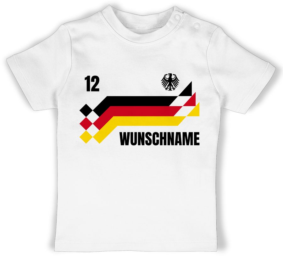 Shirtracer Deutschland Trikot mit Name und Nummer Germany: Tshirt Rucksack Shirtracer