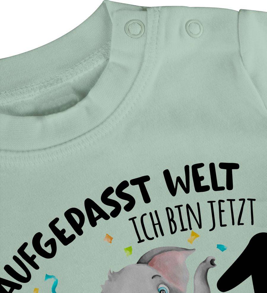 Shirtracer Ich bin jetzt 1 - Aufgepasst Welt: Tshirt Gym Bag Shirtracer Top Angebot