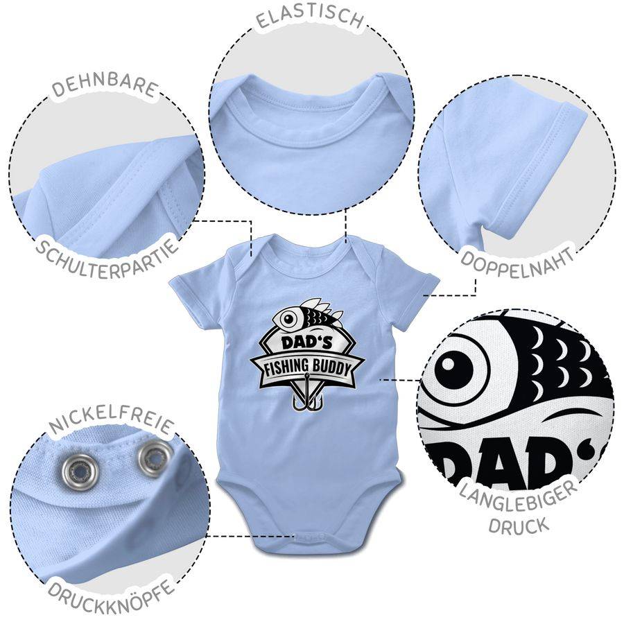 Shirtracer Dad's fishing Buddy Shirts & Mehr Shirtracer Zeitlich begrenztes Angebot