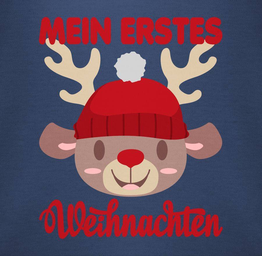 Shirtracer Mein erstes Weihnachten mit Rentier Shirts & Mehr Shirtracer Kauf eins, bekomm eins gratis