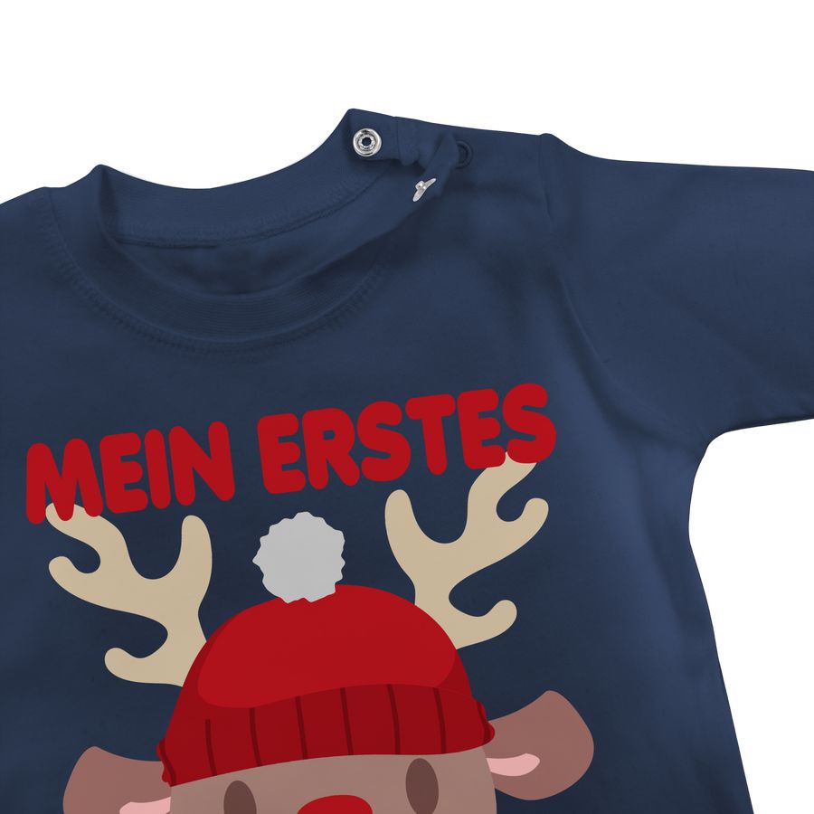 Shirtracer Mein erstes Weihnachten mit Rentier Shirts & Mehr Shirtracer Kauf eins, bekomm eins gratis