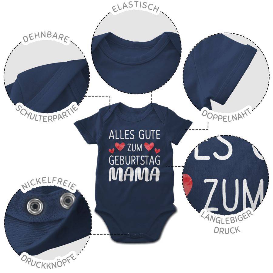 Shirtracer Alles gute zum Geburtstag Mama weiß: Tshirt Gym Bag Shirtracer Sonderangebote