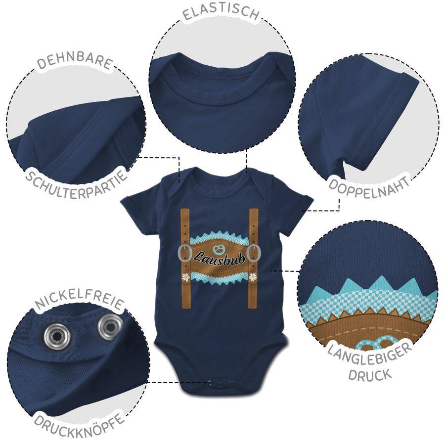 Shirtracer Lausbub Lederhose: T-Shirt Rucksack Shirtracer Riesige Ersparnisse