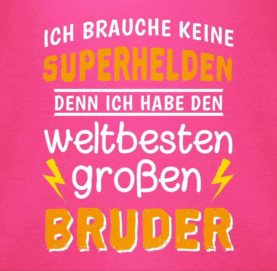 Shirtracer Ich habe den weltbesten großen Bruder: Tshirt Turnbeutel Shirtracer VIP-Rabatte