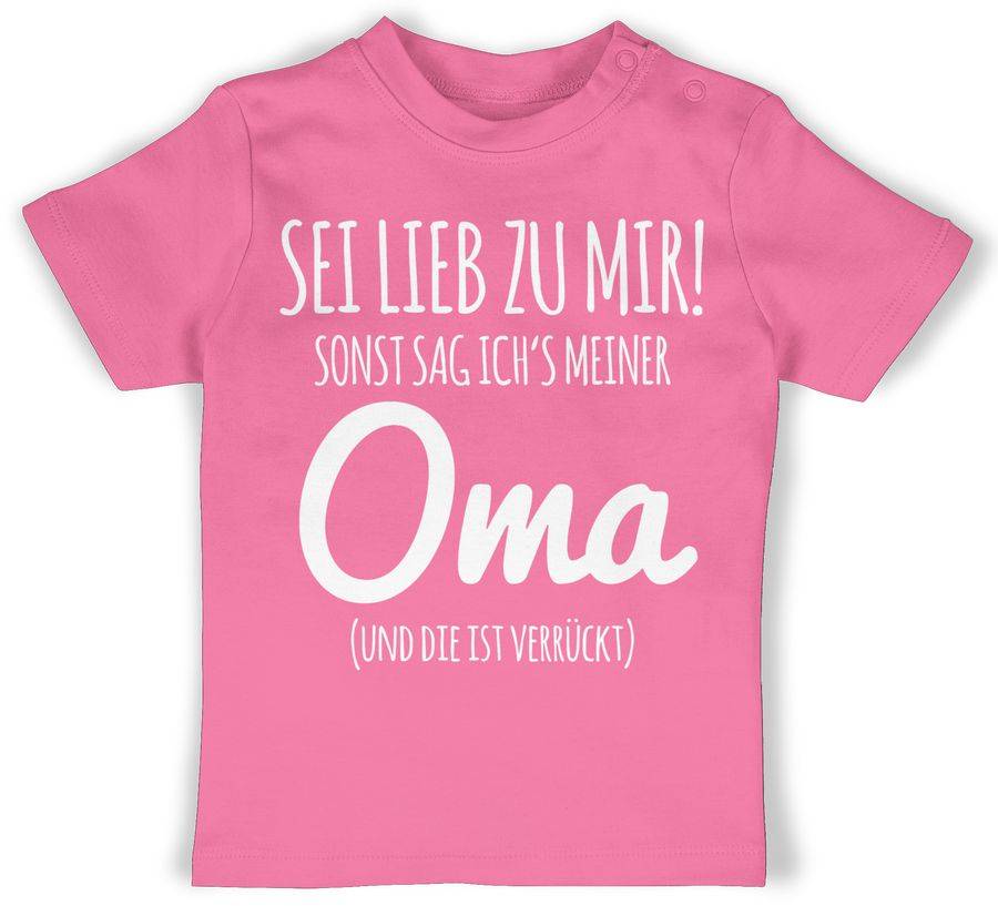 Shirtracer Sei lieb zu mir sonst sag ichs Oma: T-Shirt Gym Bag Shirtracer