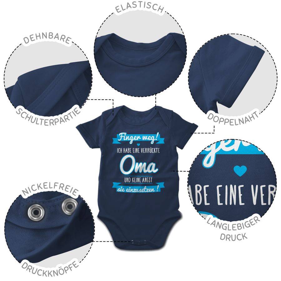 Shirtracer Ich habe eine verrückte Oma blau Shirts & Mehr Shirtracer Letzte 3 Tage