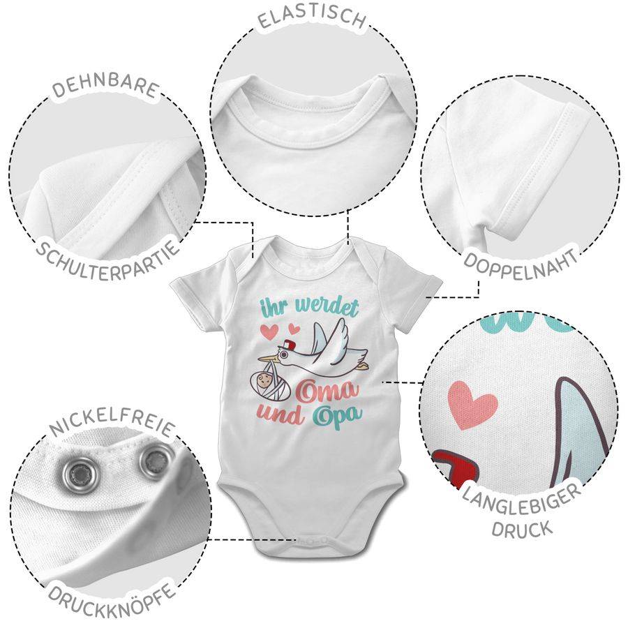 Shirtracer Ihr werdet Oma und Opa - Storch Shirts & Mehr Shirtracer Letzte 2 Tage