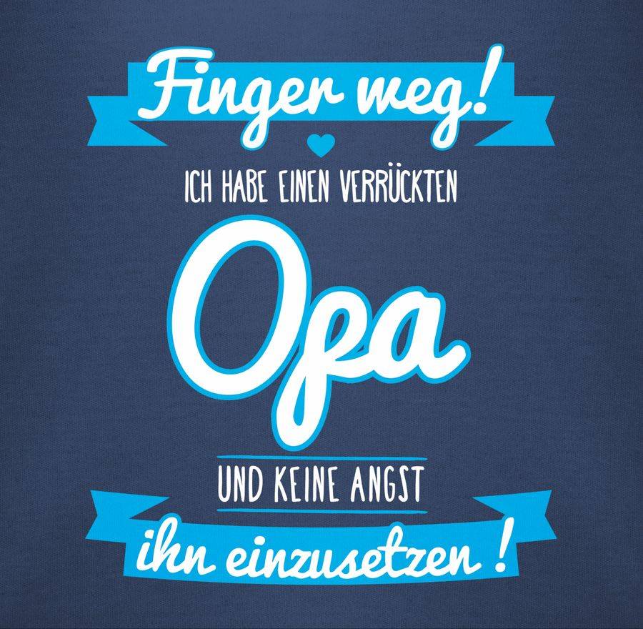 Shirtracer Ich habe einen verrückten Opa blau Shirts & Mehr Shirtracer Zeitbegrenzte Promotion