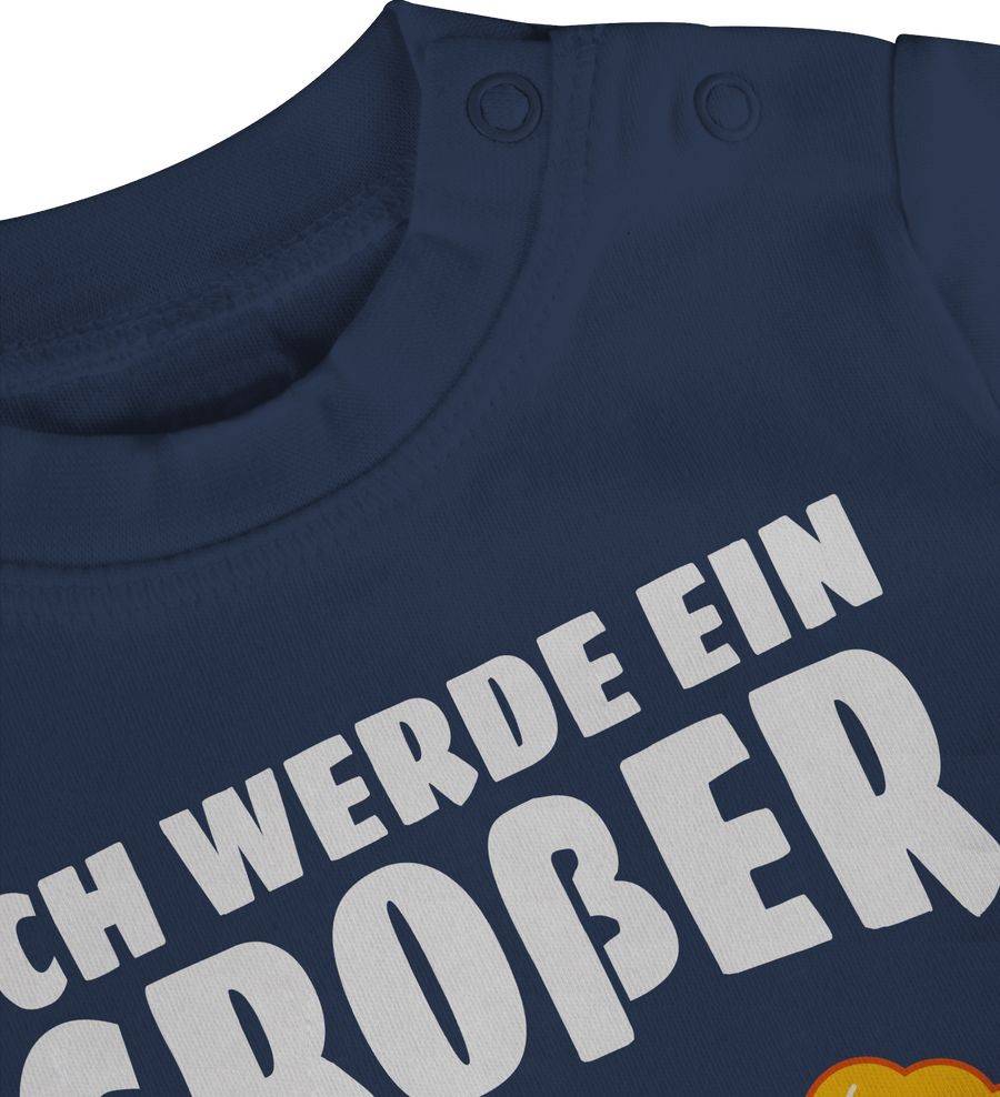 Shirtracer Ich werde ein großer Bruder mit Löwen - weiß: Tshirt Turnbeutel Shirtracer 50% Rabatt mit kostenlosem Versand