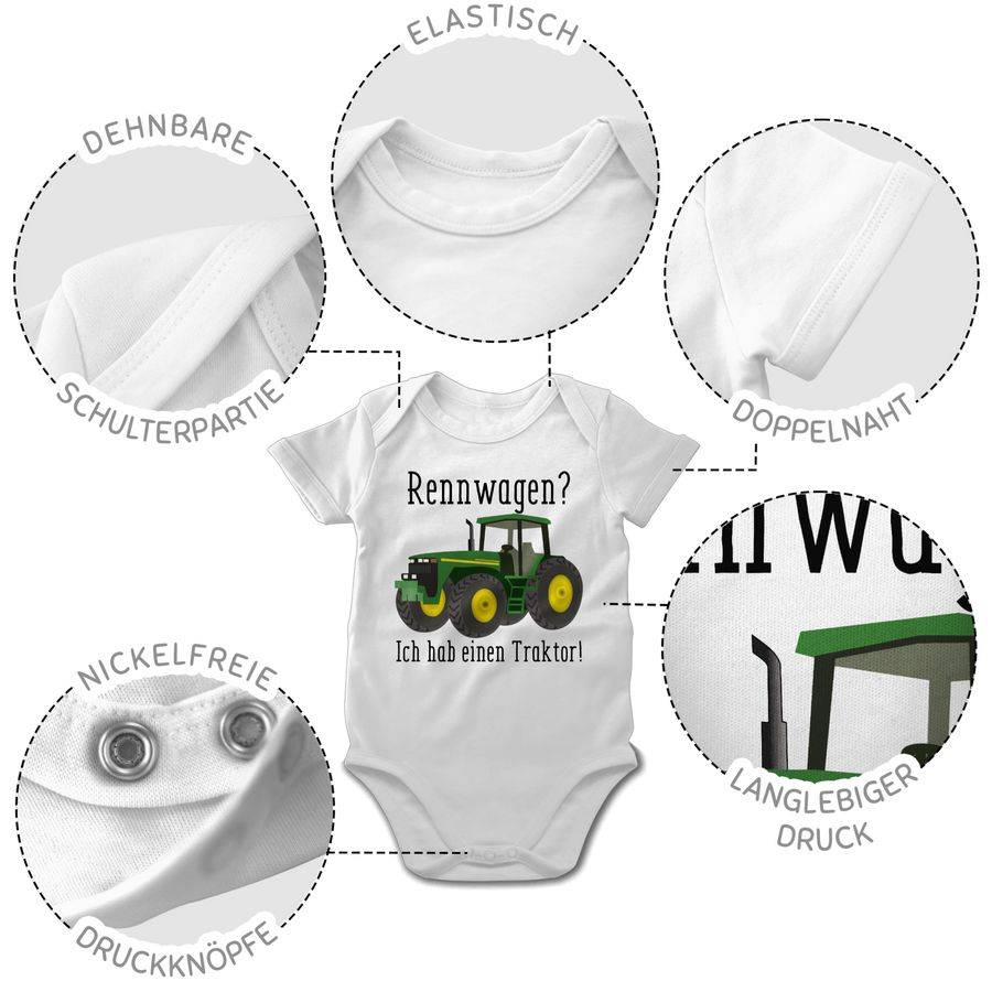 Shirtracer Rennwagen Ich habe einen Traktor - Geschenk Landwirt Trecker Bauer Geschenkidee Shirtracer Clearance-Verkauf