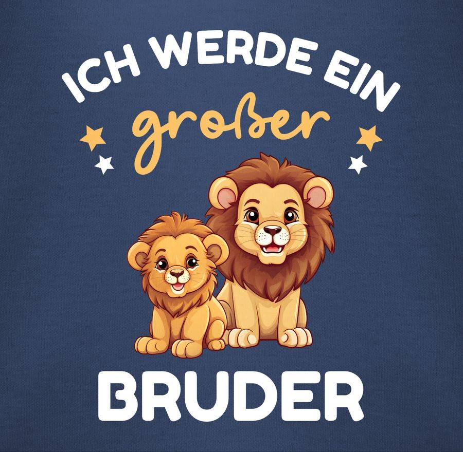 Shirtracer Ich werde großer Bruder Geschenk Löwen Shirts & Mehr Shirtracer Auslauf