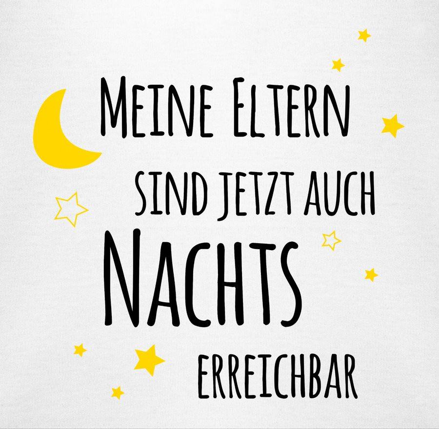 Shirtracer Meine Eltern sind jetzt auch nachts erreichbar Sterne schwarz/gelb: Tshirt Gym B Shirtracer Verkauf