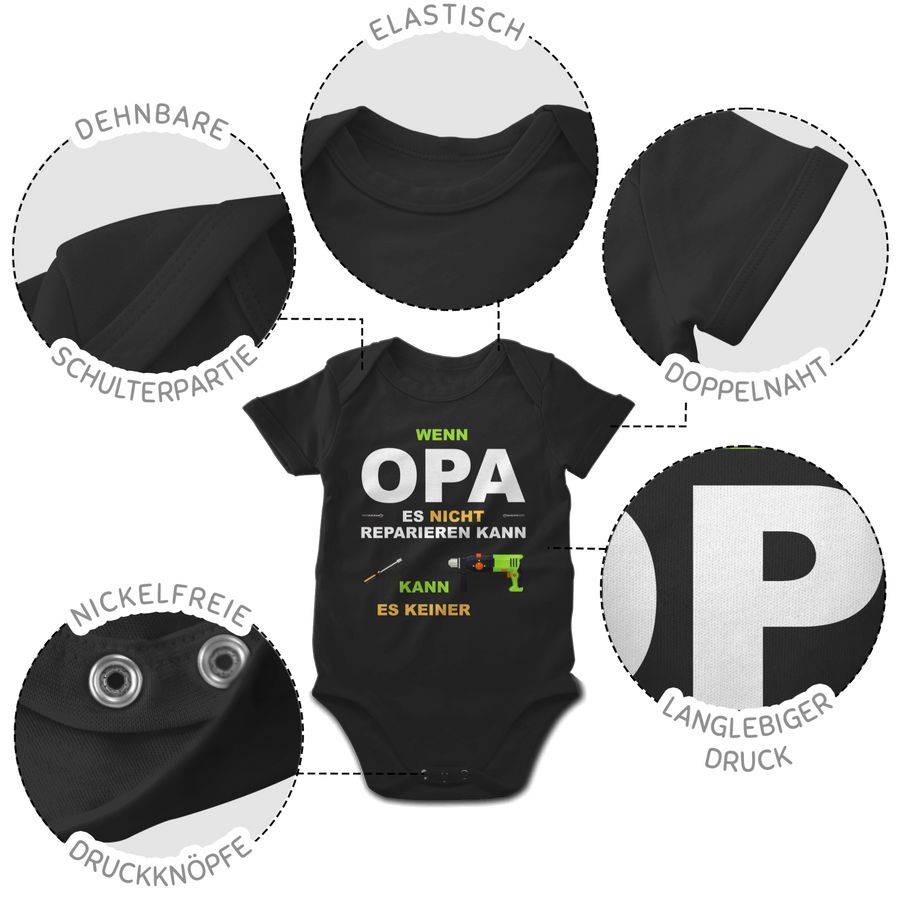 Shirtracer Wenn Opa es nicht reparieren kann kann es keiner: Tshirt Rucksack Shirtracer Hotsell
