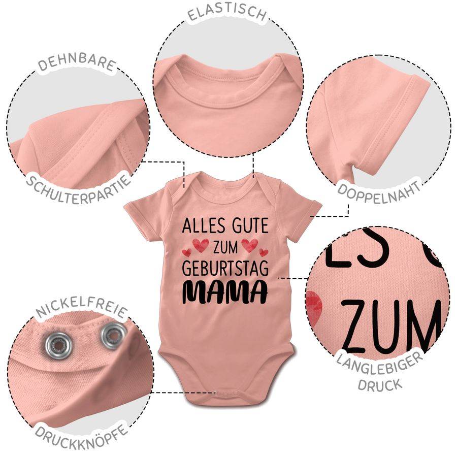 Shirtracer Alles gute zum Geburtstag Mama schwarz: Tshirt Rucksack Shirtracer Schlussverkauf