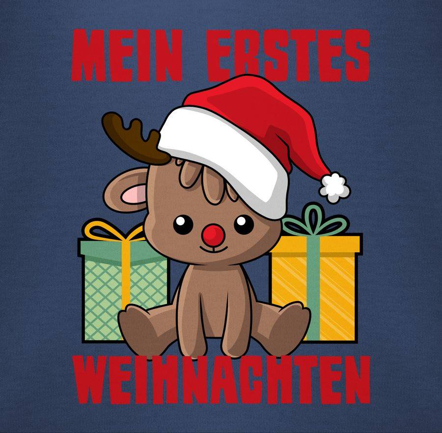 Shirtracer Mein erstes Weihnachten mit Rentier Shirts & Mehr Shirtracer Flash Sale