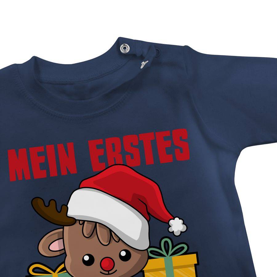 Shirtracer Mein erstes Weihnachten mit Rentier Shirts & Mehr Shirtracer Flash Sale