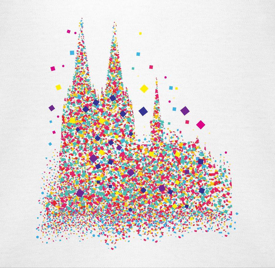Shirtracer Kölner Dom Konfetti Shirts & Mehr Shirtracer Begrenztes Angebot