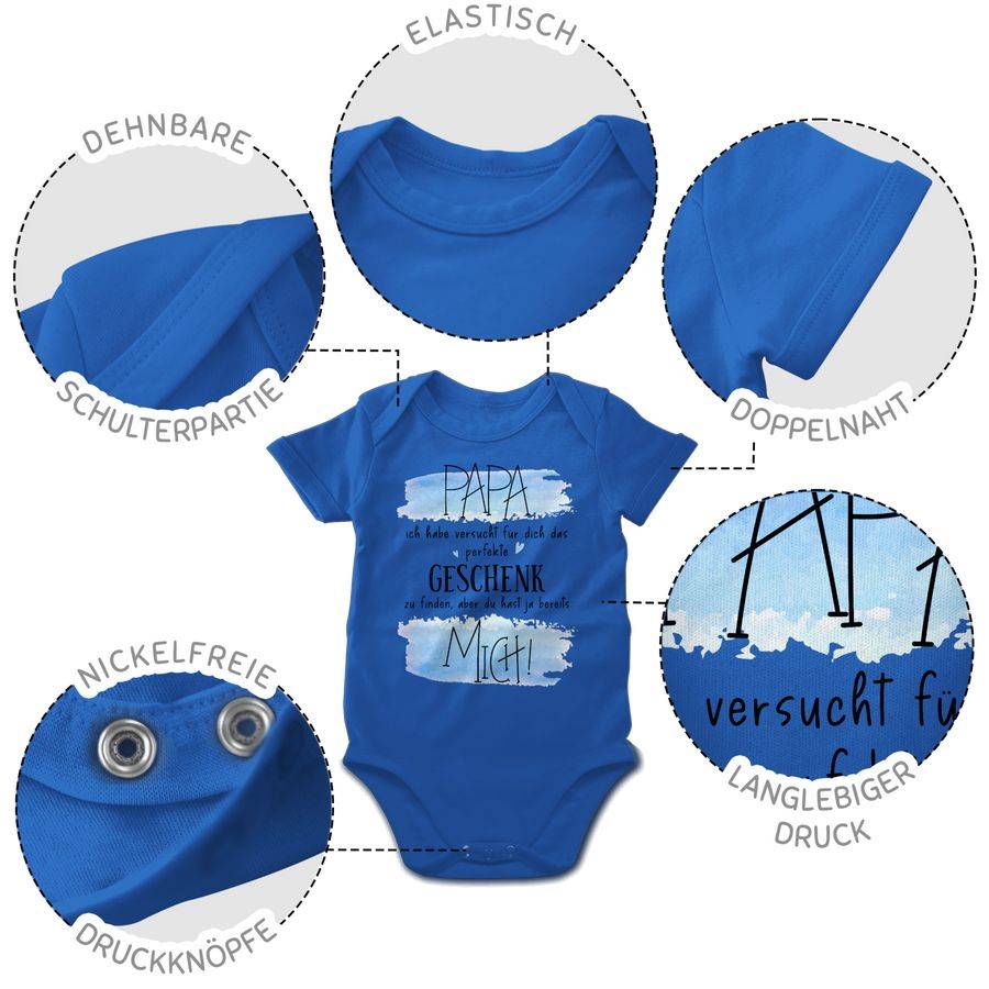 Shirtracer Papa ich habe versucht für Dich das perfekte Geschenk zu finden - Geschenk für P Shirtracer Top Angebot