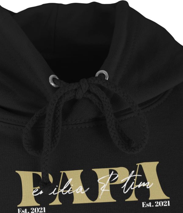 Shirtracer PAPA Geschenk mit Namen Kinder Datum Geburtsjahr Weihnachten Geburtstag: T-Shirt Shirtracer Exklusive Angebote
