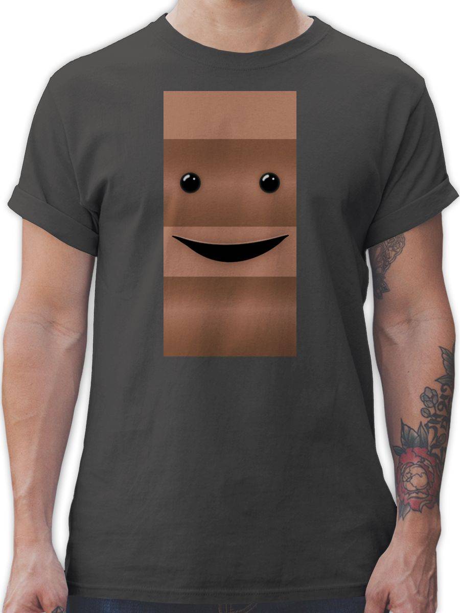 Shirtracer Partner-Kostüm Milch und Schokolade Er: T-Shirt Rucksack Shirtracer