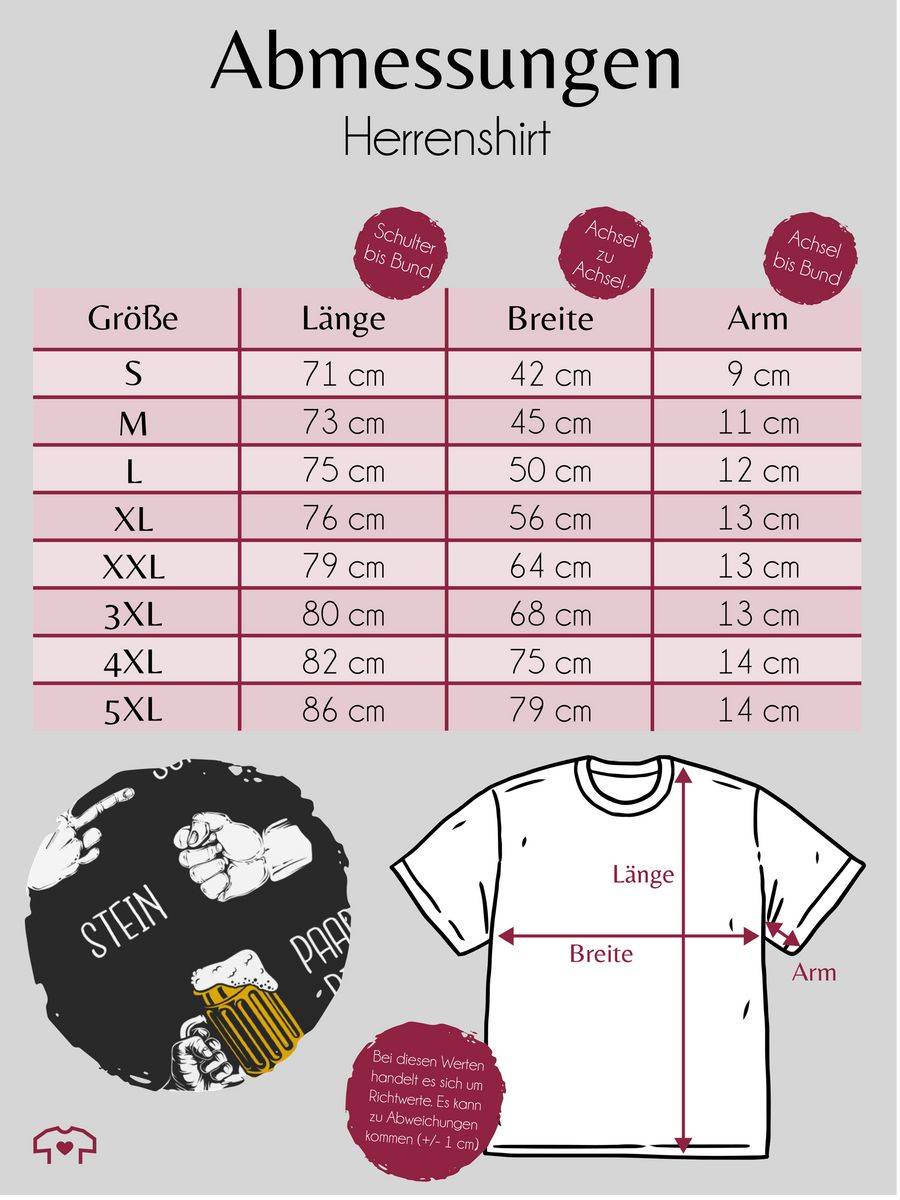 Shirtracer Biergeschenke Lustig - Schere Stein Bier - Hopfen - Herrentag Geschenk: T-Shirt Shirtracer Letzter Tag
