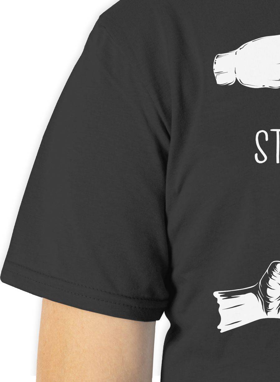 Shirtracer Biergeschenke Lustig - Schere Stein Bier - Hopfen - Herrentag Geschenk: T-Shirt Shirtracer Letzter Tag