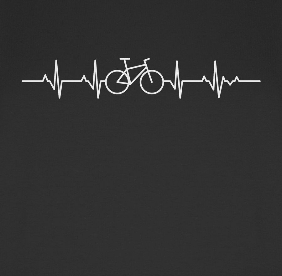 Shirtracer Herzschlag Fahrrad Shirts & Mehr Shirtracer Kostenloser Versand international