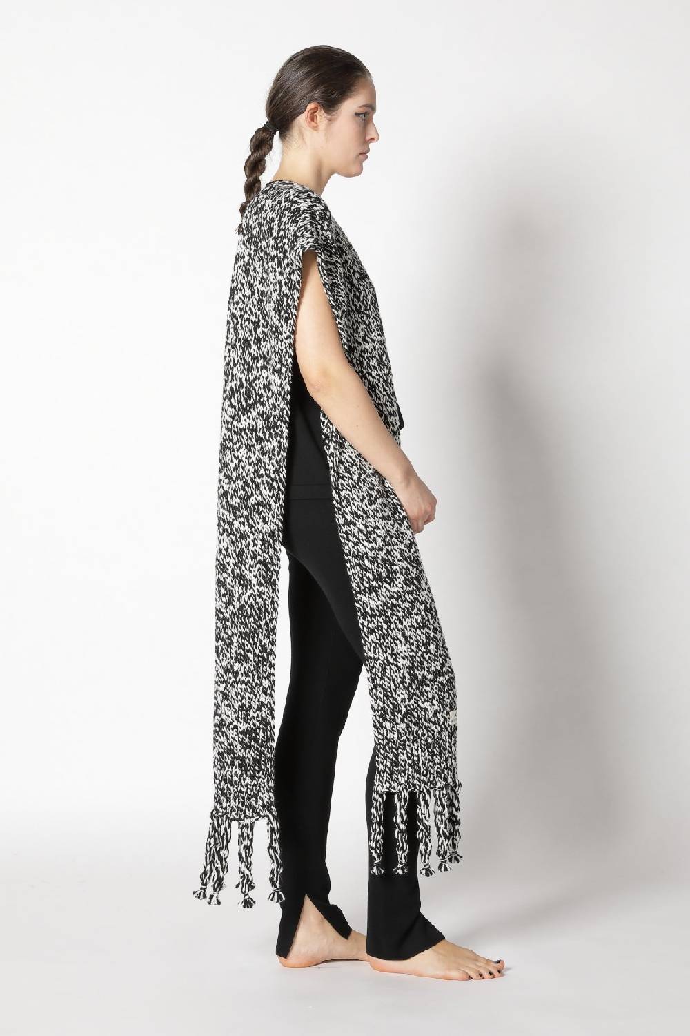 Sminfinity stretchy shell top + milano slim cut pants + contrast mouliné scarf Limitierter Zeitrabatt