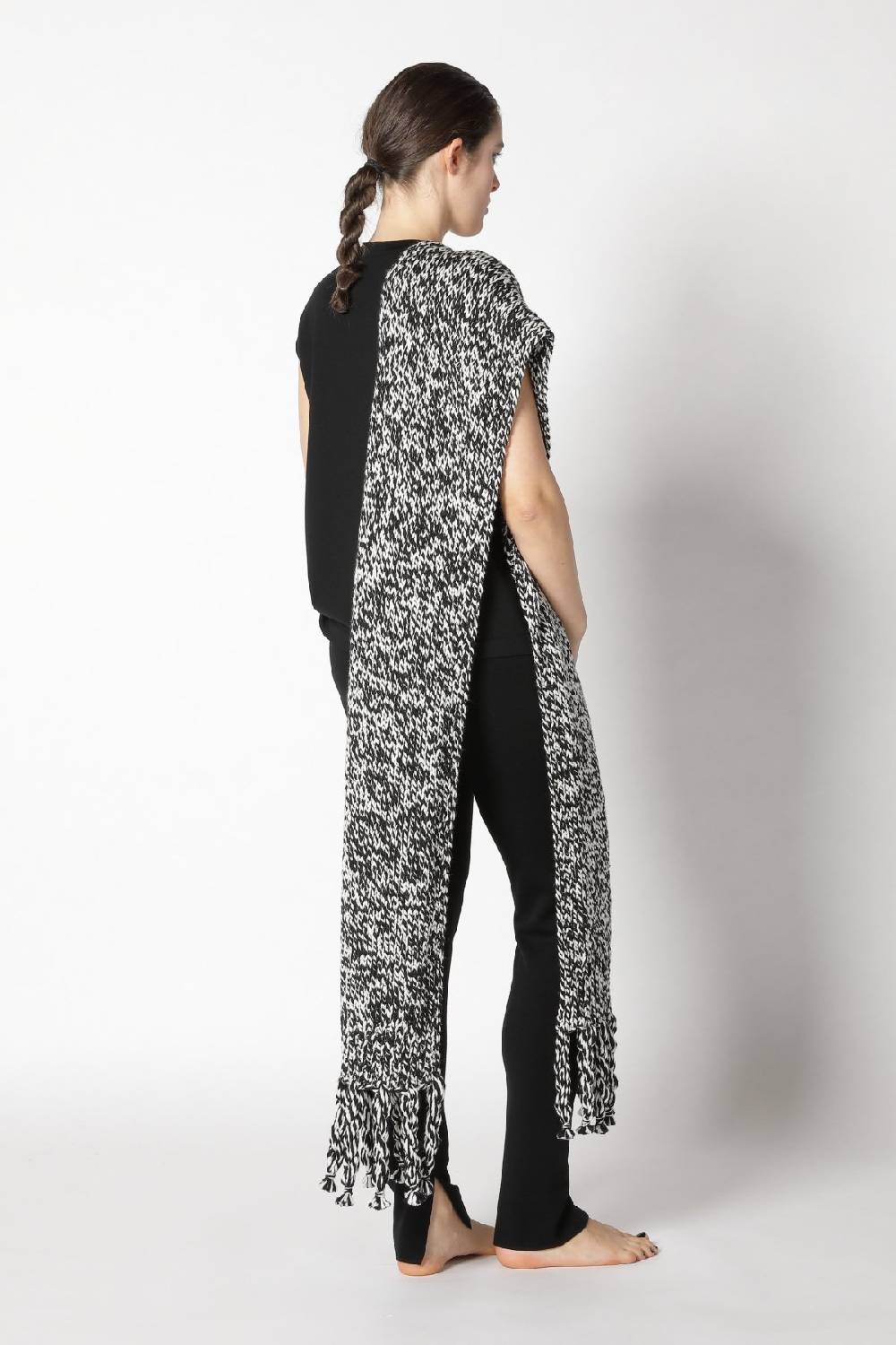 Sminfinity stretchy shell top + milano slim cut pants + contrast mouliné scarf Limitierter Zeitrabatt
