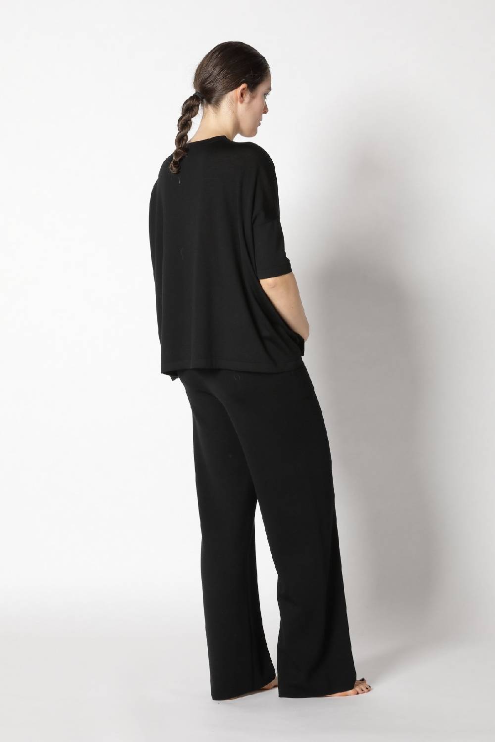 Sminfinity flowing cape jumper + milano palazzo pants Günstig kaufen