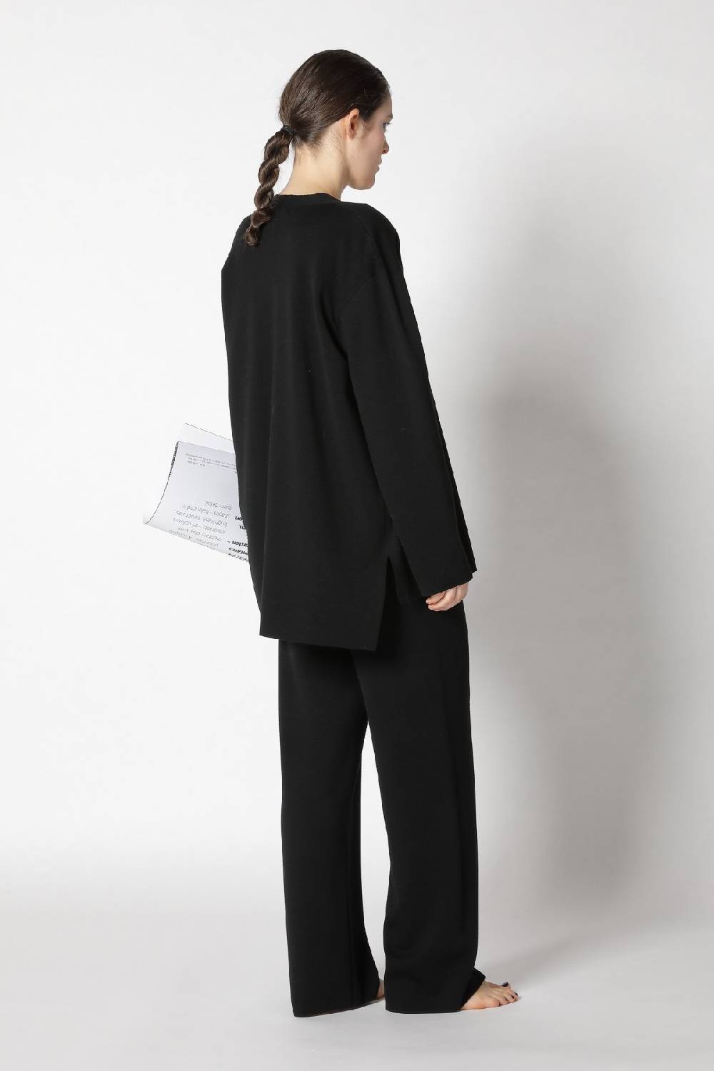 Sminfinity milano one button jacket + flowing cape jumper + milano palazzo pants Versandkostenfrei