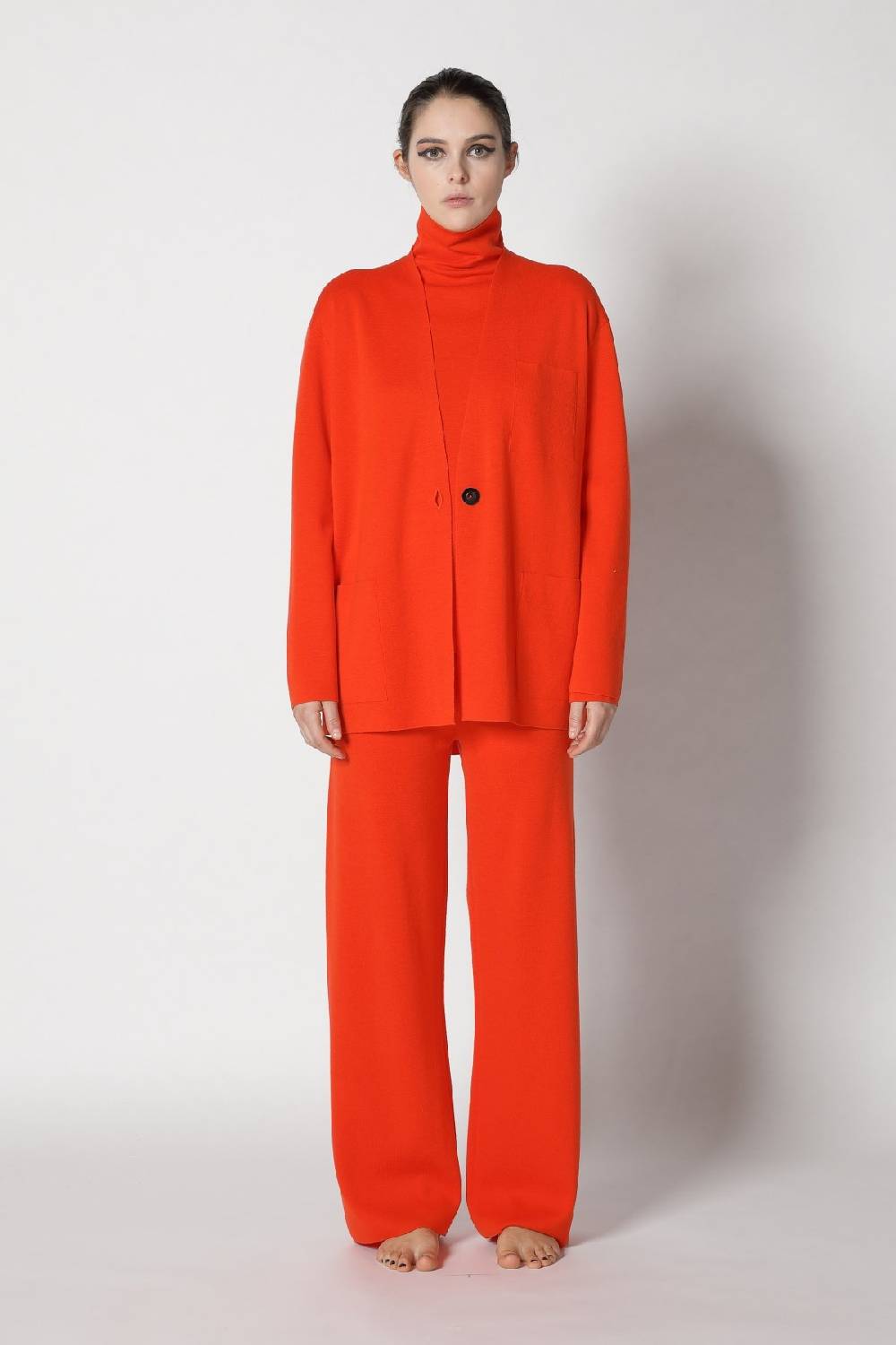 Sminfinity milano one button jacket + milano turtle jumper + milano palazzo pants Begrenztes Angebot